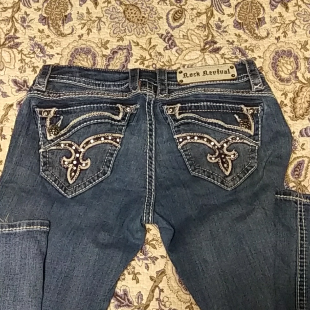 Johanna rock revival jeans inseam 32
